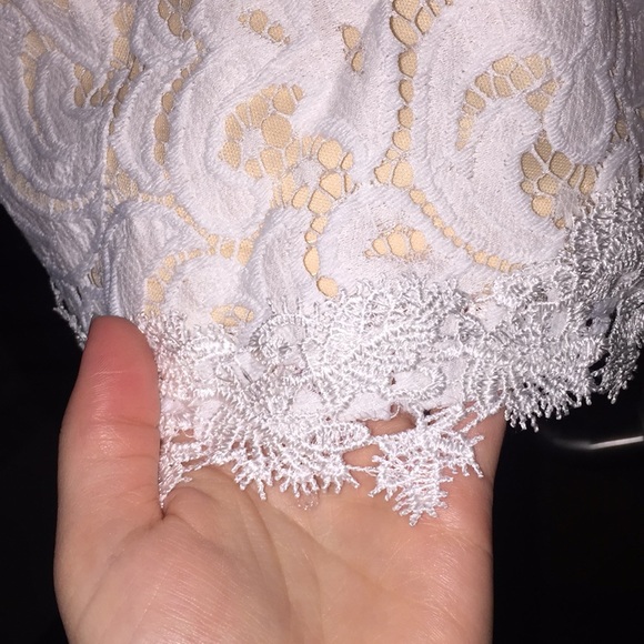 Francesca's White Lace Dress - Picture 2 of 4